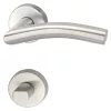Marchesi rozettás kilincsgarnitúra NEW YORK lapos rozettás WC 38 - 45 nemesacél
