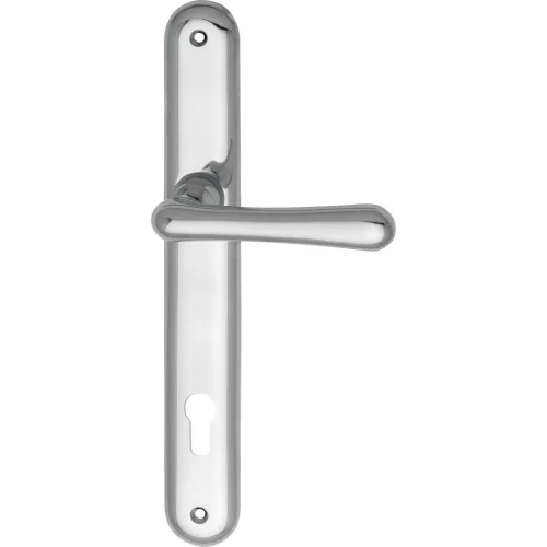Grundmann Kilincsgarnitúra ELEGANT WG 500 - pajzs PZ 88 38-43 alu fényes