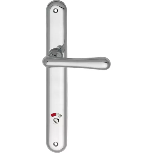 Grundmann Kilincsgarnitúra ELEGANT WG 500 - pajzs WC 90 38-43 alu fényes