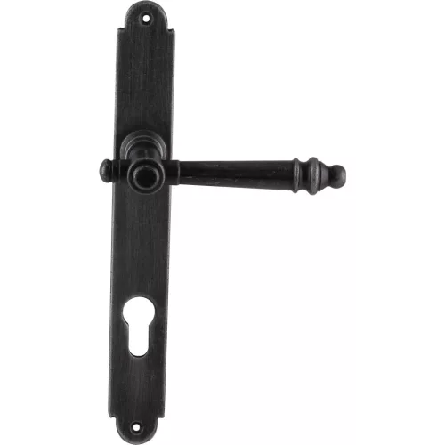 Schörghofer hosszúpajzsos kilincsgarnitúra GÖTTWEIG PZ 88 horg. régi csiszolt