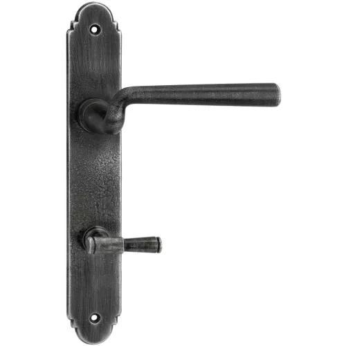 Schörghofer hosszúpajzsos kilincsgarnitúra NEUMARKT WC 90 horganyzott antik csiszolt