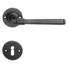   Schörghofer rozettás kilincsgarnitúra KLAM BB horganyzott antik csiszolt