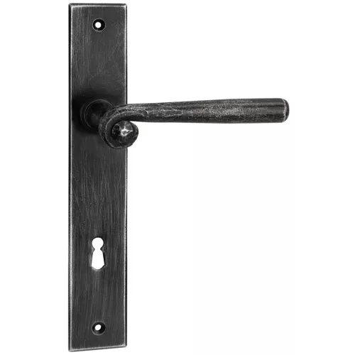 Schörghofer hosszúpajzsos kilincsgarnitúra AIST BB 90 horganyzott antik csiszolt