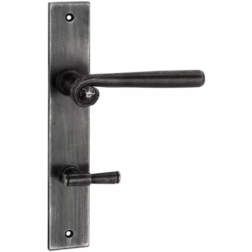 Schörghofer hosszúpajzsos kilincsgarnitúra AIST WC 90 horganyzott antik csiszolt