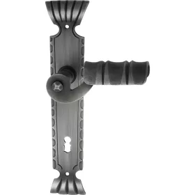   Schösswender hosszúpajzsos kilincsgarnitúra TYROL BB 90 fekete passzivált