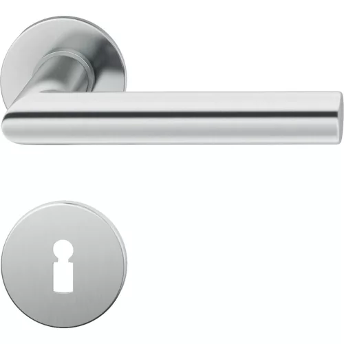 FSB kilincsgarnitúra 10 1076 lapos rozettás BB 38-42 nemesacél