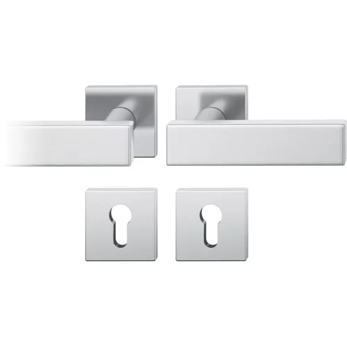 FSB kilincsganitúra 12 1003 ASL szögletes rozetta PZ rozsdamentes acél matt