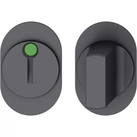   FSB öntapadó WC rozetta 15 1721 ajtóvastagság 39-48mm aluminium fekete matt