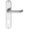 SCH-Line hosszúpajzsos Kilincsgarnitúra U-forma PZ 88 38 - 43 ezüst eloxált