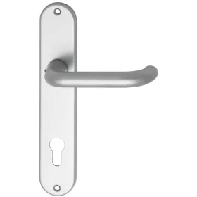  SCH-Line hosszúpajzsos Kilincsgarnitúra U-forma PZ 88 38 - 43 ezüst eloxált