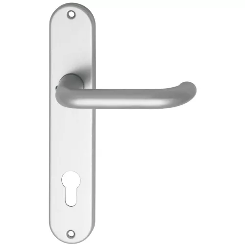 SCH-Line hosszúpajzsos Kilincsgarnitúra U-forma PZ 88 38 - 43 ezüst eloxált