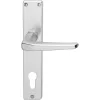 SCH-Line hosszúpajzsos Kilincsgarnitúra EUROPA PZ 88 -38 42 mm ezüst eloxált