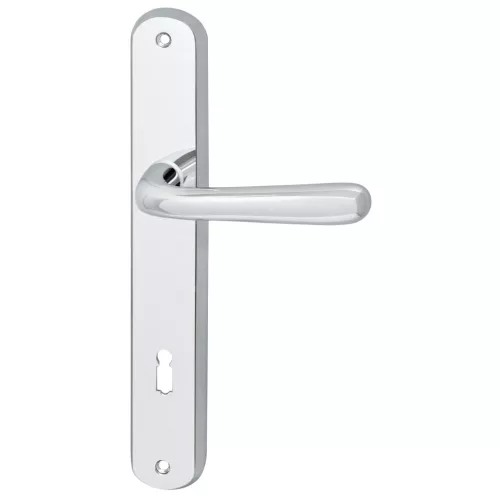 Marchesi rozettás kilincsgarnitúra SONIA pajzs BB 90 32-45 sárgaréz krómozott