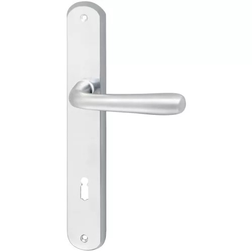 Marchesi rozettás kilincsgarnitúra SONIA pajzs BB 90 32-45 sárgaréz matt króm