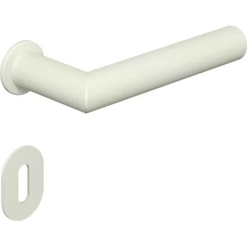 Hewi kilincsgarnitúra széria 162 körrozettával BB fehér matt