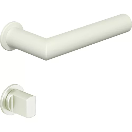 Hewi kilincsgarnitúra széria 162 körrozettával WC fehér matt