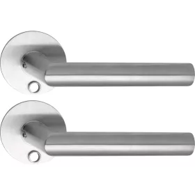   Solido kilincsgarnitúra NORWEGEN Solo kerek szintbe simuló BB rozsdamentes