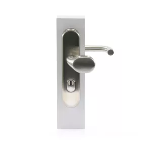   HOPPE PARIS biztonsági gomb/kilincs garnitúra PZ92 67-77 mm matt