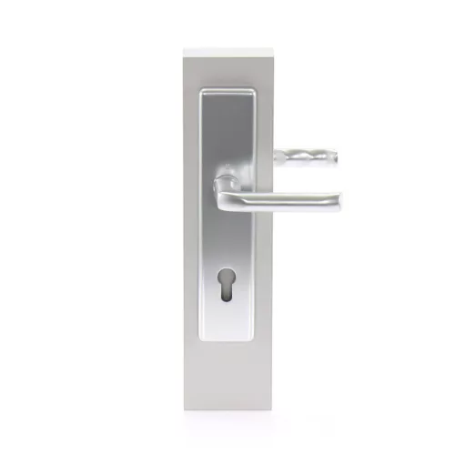 HOPPE LONDON biztonsági kilincsgarnitúra PZ92 77-87 mm ezüst