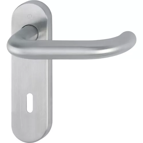 HOPPE PARIS Rövidpajzsos Kilincsgarnitúra BB  nemesacél matt