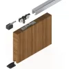 Solido 100 tolóajtóvasalat fa 2500 mm szárnyszél. 1100-1250 mm ezüst eloxált