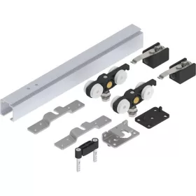   SOLIDO 100 tolóajtóvasalat fa falzseb 1400 mm szárnysz. 500-700 mm ezüst