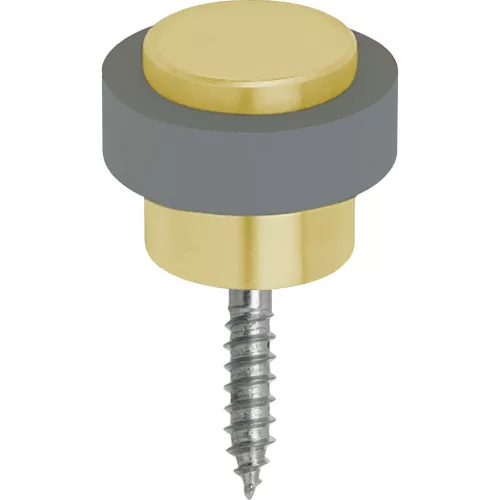 MARCHESI ajtóütköző átmérő 48 mm rozsdamentes acél PVD sárgaréz színű
