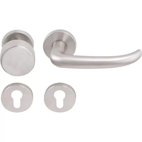 Solido rozettás tűzgátló váltógarnitúra BELFAST PZ FH-EI - 30 nemesacél