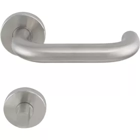   Solido rozettás tűzgátló kilincsgarnitúra TALIN WC 38 - 45 nemesacél matt