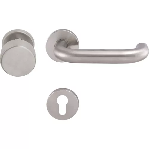 Solido rozettás tűzgátló váltógarnitúra TALIN PZ 35 - 45EI - 30nemesacél matt