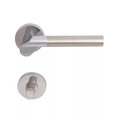 Solido rozettás kilincsgarnitúra SEVILLA WC króm/matt nikkel