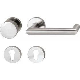   Solido rozettás tűzgátló váltógarnitúra SYLT PZ 35 - 45 nemesacél matt