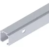 SOLIDO 100 futósín oldalfurattal 1800 mm ezüst eloxált