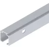 SOLIDO 100 futósín oldalfurattal 1800 mm ezüst eloxált