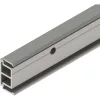 SOLIDO 100 távtartó profil 15 mm oldalt furatolt 1800mm nemesacél hatású