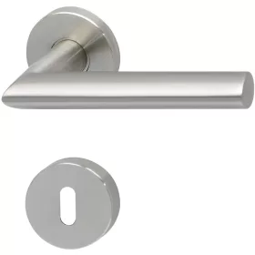   Solido rozettás kilincsgarnitúra GLASGOW DIN BB 38 - 45 nemesacél matt