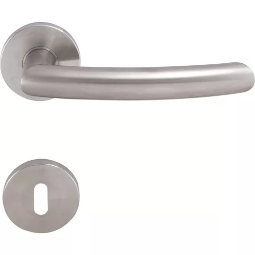 Solido rozettás kilincsgarnitúra HELSINKI DIN BB 38 - 45 nemesacél matt