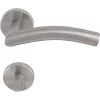 Solido rozettás kilincsgarnitúra OSLO DIN WC 38 - 45 nemesacél matt