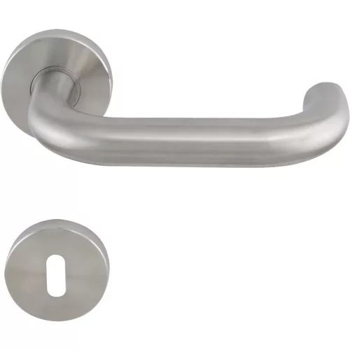 Solido rozettás kilincsgarnitúra TALIN DIN BB 38 - 45 nemesacél matt