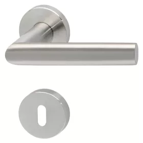   Solido rozettás kilincsgarnitúra VADUZ DIN - BB 38 - 45 nemesacél matt