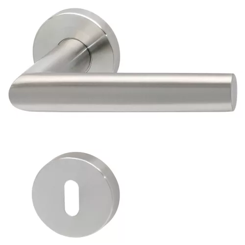 Solido rozettás kilincsgarnitúra VADUZ DIN - BB 38 - 45 nemesacél matt