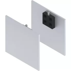   SOLIDO 100/HELM takarósapka szett fa/üveg távtartó profillal 2x15/1x9 mm ezüst