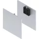 SOLIDO 100/HELM takarósapka szett fa/üveg távtartó profillal 2x15/1x9 mm ezüst