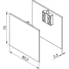 SOLIDO 100/HELM takarósapka szett fa/üveg távtartó profillal 2x15/1x9 mm ezüst