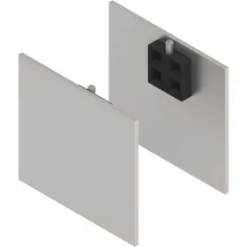   SOLIDO 100/HELM takarósapka fedlap fa/üveg távtartó profil 2x15/1x9 mm rozsdam.