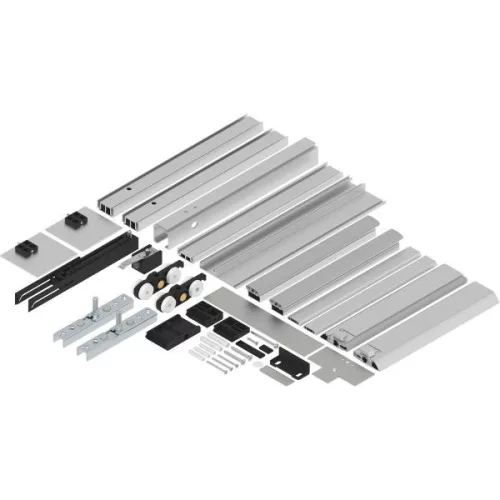 SOLIDO 100 vasalatszett fa körkörös tömítés 1600 mm ezüst