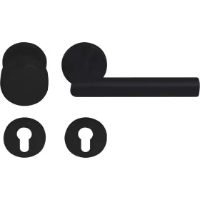   Solido rozettás váltógarnitúra NORWEGEN PZ stift rozsdamentes fekete