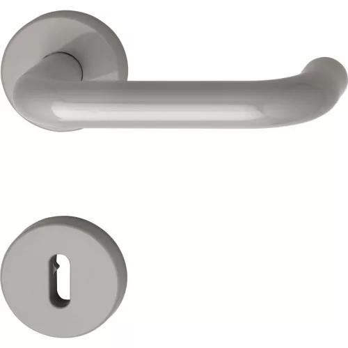 Hewi rozettás Kilincsgarnitúra 111.23 R BB 38 - 48 sziklaszürke