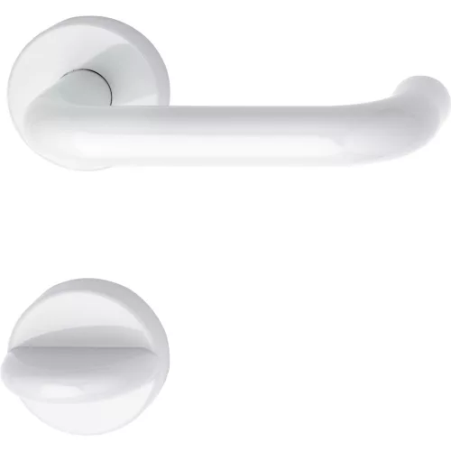 Hewi rozettás Kilincsgarnitúra 111.23 R WC 38 - 48 tisztafehér