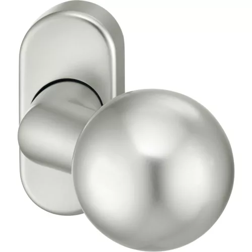 FSB ajtógomb rozettán 7 846 ? 50 mm eltolt forgatható ezüst eloxált